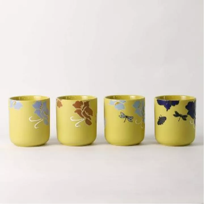 Цветни шапат ручно осликан уметнички свећњак