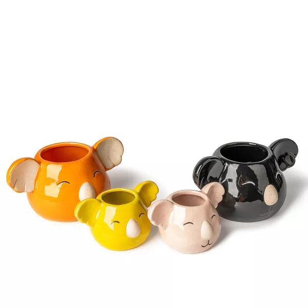 Керамички свећњаци у облику коале