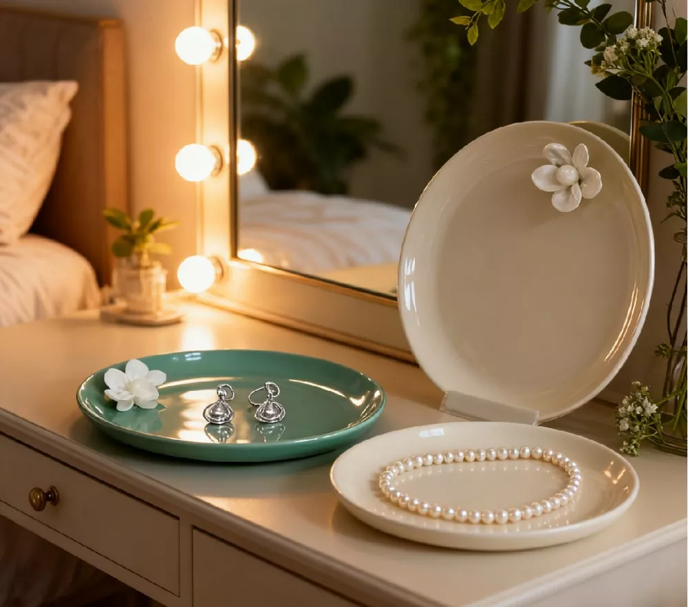 Обликовање цвећа ручно штипано, печење глазуре на високој температури