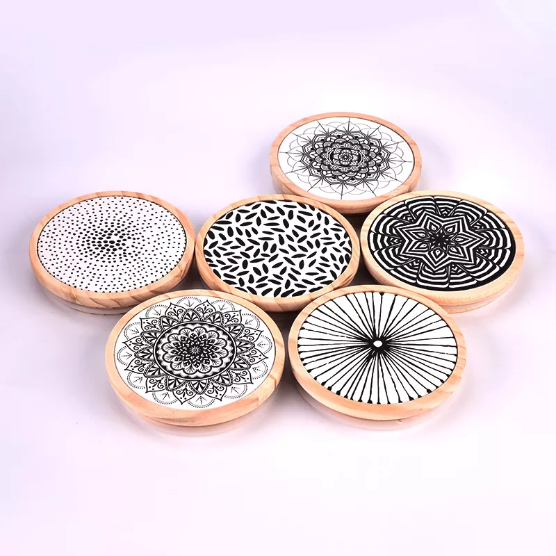 Персонализовани узорак Штампање дрвеног поклопца